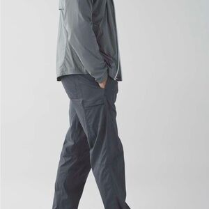 Lululemon Seawall Track Pant- Men's Charcoal Gray Stripes- Size M